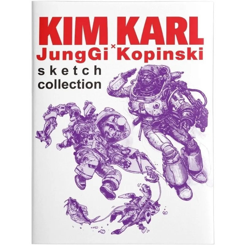 2024 Sketch Line Drawing English Version Book Korean Sketch Master Kim Jung-gi's Sketchbook