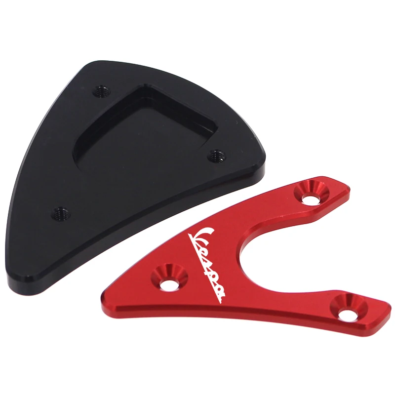 Motorcycle For VESPA GTS300 Super Sport GTV300 GTV250 Accessories Foot Side Stand Auxiliary Pad Kickstand Support Plate Extensio