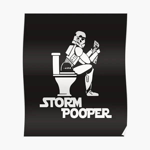 Storm Pooper  Poster Vintage Funny Home Decoration Painting Wall Art Room Picture Modern Print Decor Mural No Frame