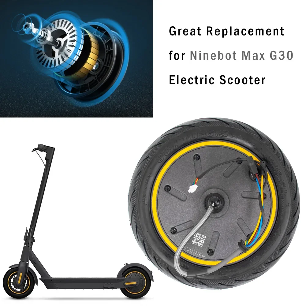 Original 36V 350W Motor Electric Scooter Repair Parts Engine Wheel Hub Motor Tyre Assembly For Segway Ninebot MAX G30 Motors