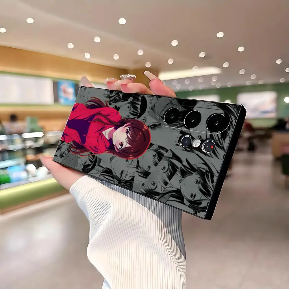 Anime Mizuhara Chizuru Hot Girl Phone Case For Samsung Galaxy S26 S25 S24 S23 S22 S21 Plus Ultra Fold A Soft Black
