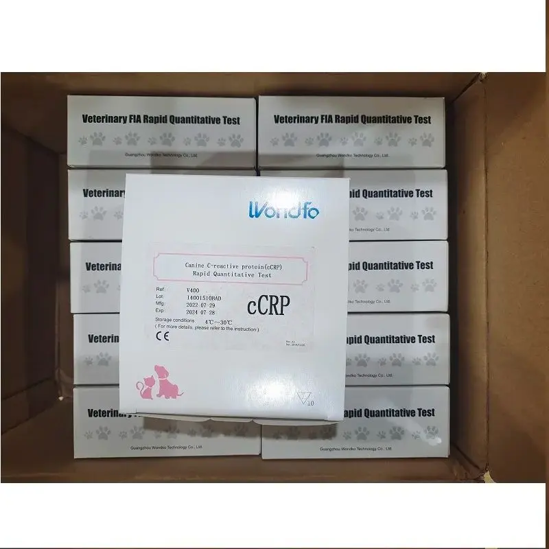 Veterinary Prog Analyzer Test Kits for Canine Dog Pregnancy Test 10T/ Box for YG101 YG102