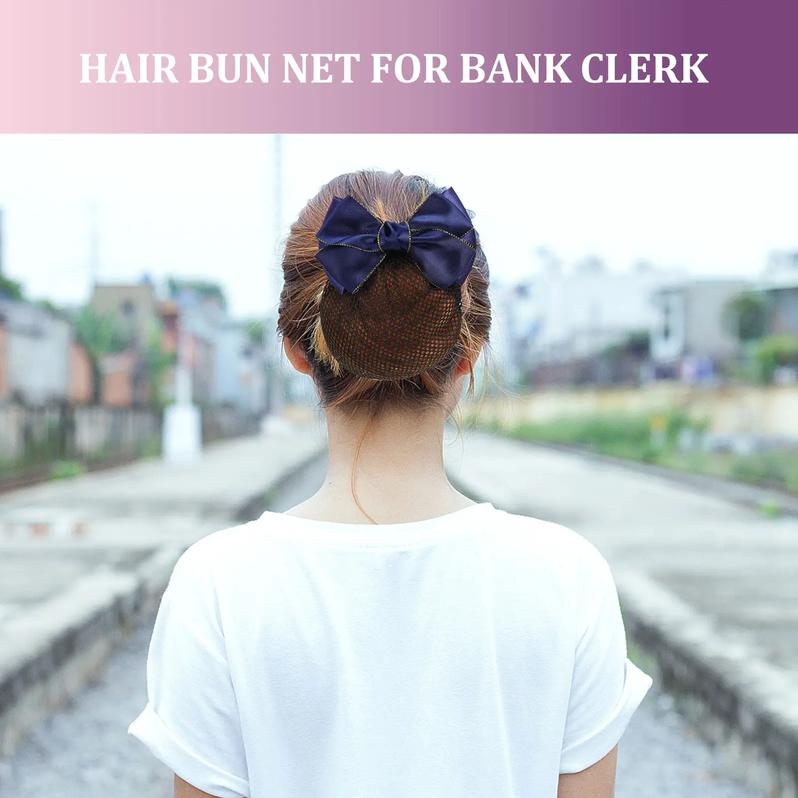 

Сетка для волос с бантом для пучка, для профессиональных женщин: медсестер, стюардесс, банковских работников, балерин. Женские сетки для волос.