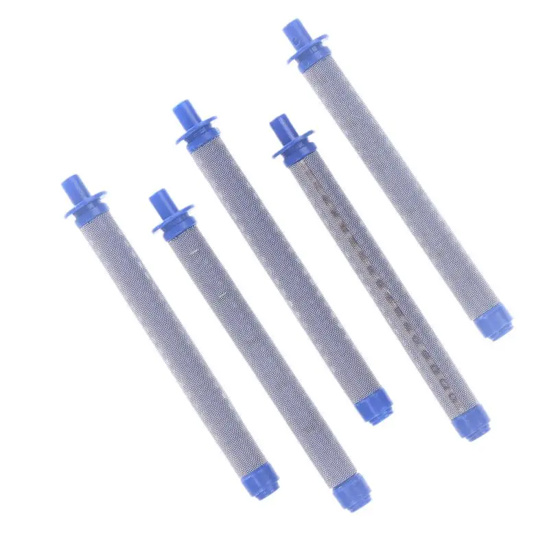 Spray Gun Accessories - 5/10 PCS 60 Mesh Filters: Blue, Airless, High Pressure Rating.