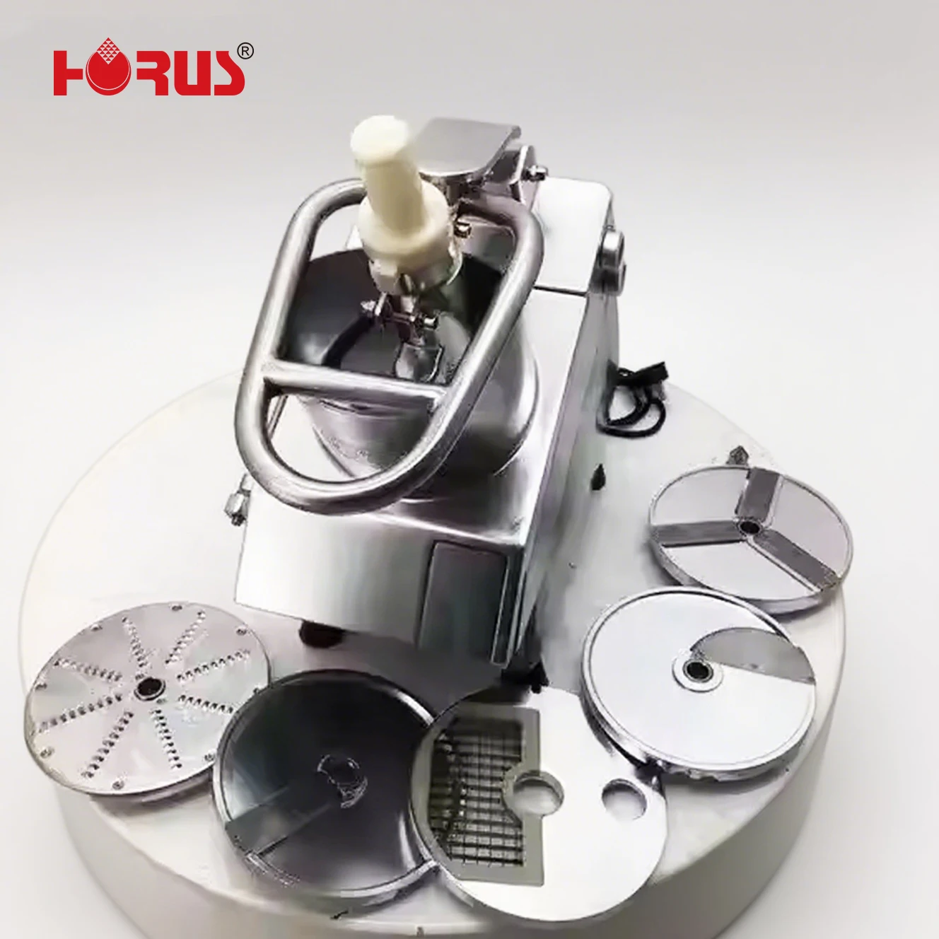 Horus Commercial Electric Vegetable Fruit Cutter Machine Motor 220V Durable For Catering Bakery Fruit Processing Plant Easy
