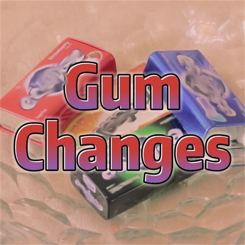 Gum Changes Magic Tricks Fun Chewing Gum Change Magia Magician Close Up Street Illusions Gimmicks Mentalism Props Tour De Magie