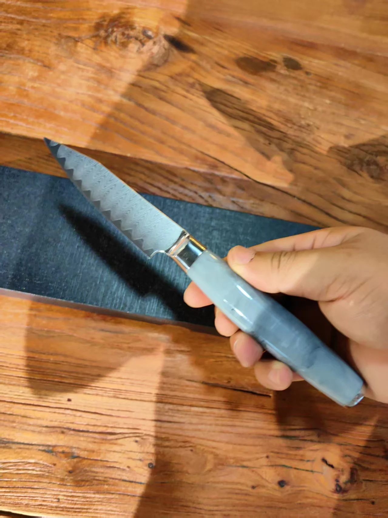 3.5 Inch Paring Knife 67-Layers Damascus Steel VG10 Blade Cleaver Barbecue Peeling Fruit Boning Kitchen Knife Acrylic Handle