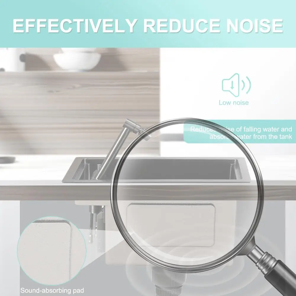 

Bar Sink Drop in Small Kitchen Sink with Foldable Faucet Single Bowl Sink for Laundry Wet Bar Prep Office Outdoor Yard