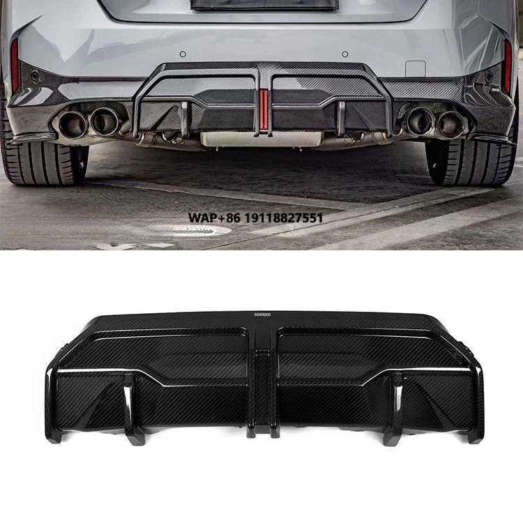 

Quality Assurance Dry Carbon Fiber G42 Car Bumper Rear Diffuser ForG42 M240 Car Bumpers