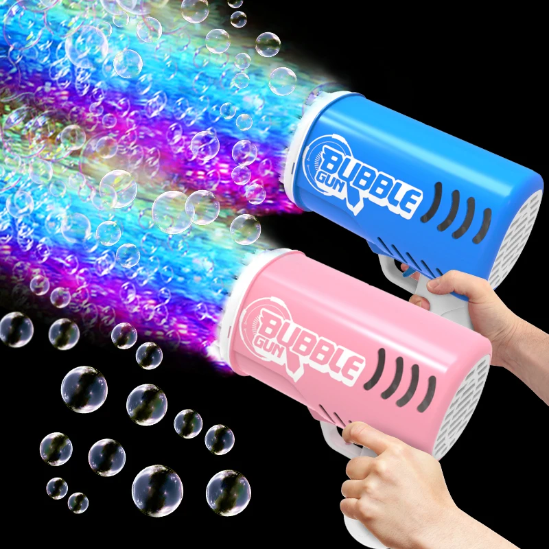 35홀 어린이 버블건, 생일, 해변 파티, 결혼식, 휴일용 배터리 없는 버블건, 버블 물
