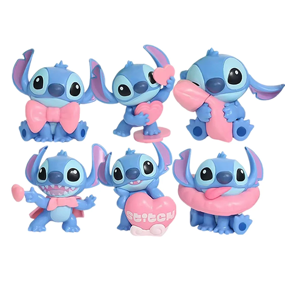 غرزة الحلو الوردي سلسلة صندوق أعمى دمية عصرية للزينة هدية عيد ميلاد عمل دمى أشكال هدايا عيد الميلاد/عيد الميلاد