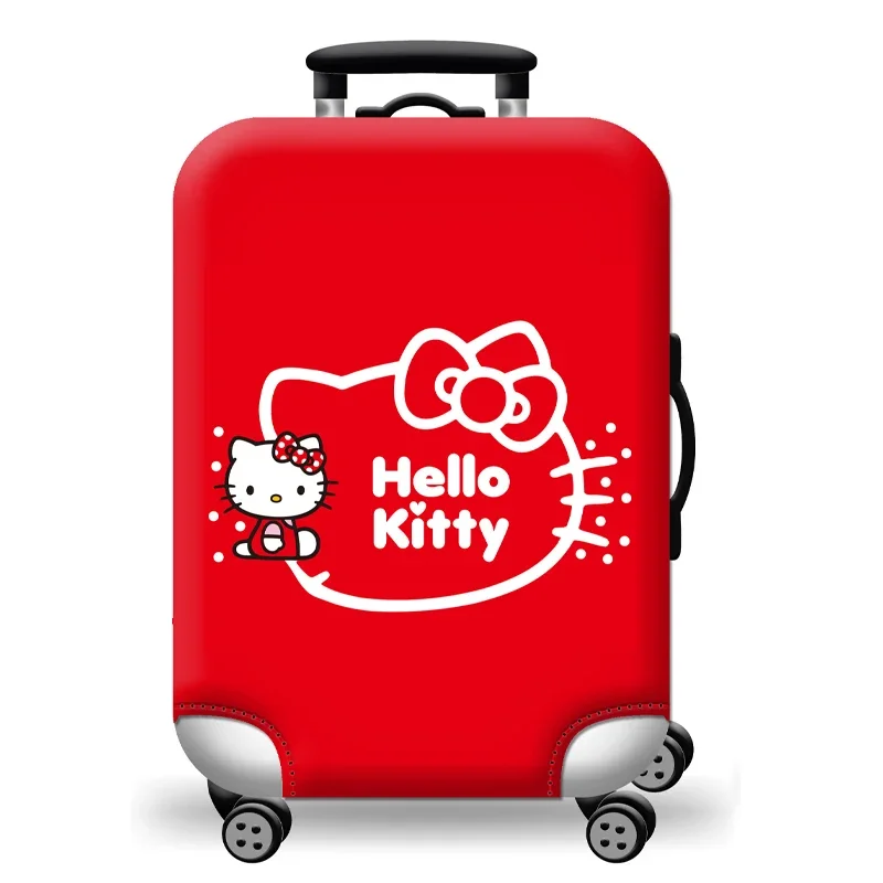 Hello Kitty Suitcase Cover Travel Suitcase Elasticity Fashion Dust-proof for 18-32 Inch Trolley Case Protective Case Accessories