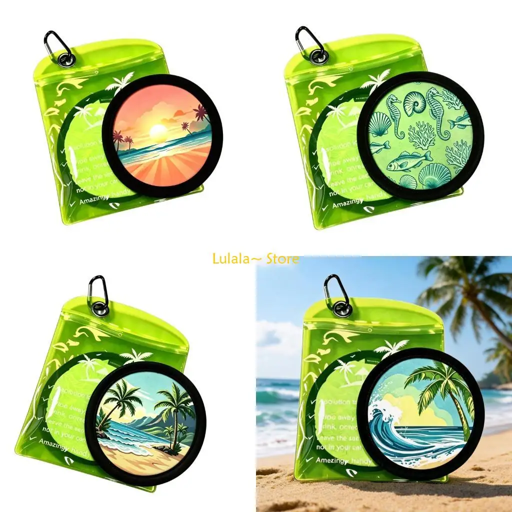 Y4QA Towel and Beachwear Sand Cleanup Bag for Easy Beach Day Packing