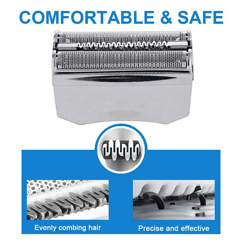 2X For Braun Series 7 Shaver 70B Electric Shaver Heads 720S 790CC 760CC 765C 795CC 9565 9585 7840S Black Silver