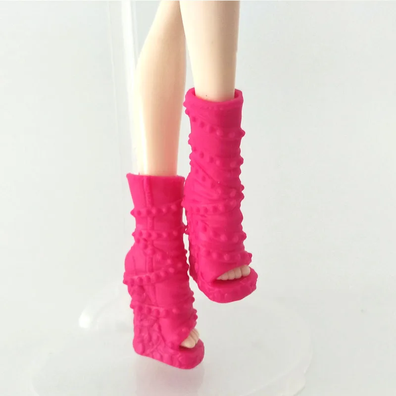 1pair Fashion Doll Shoes For Monster Dolls High-Heel Shoes Sandals For Ever After High 1/6 Demon Monster Doll Accessories