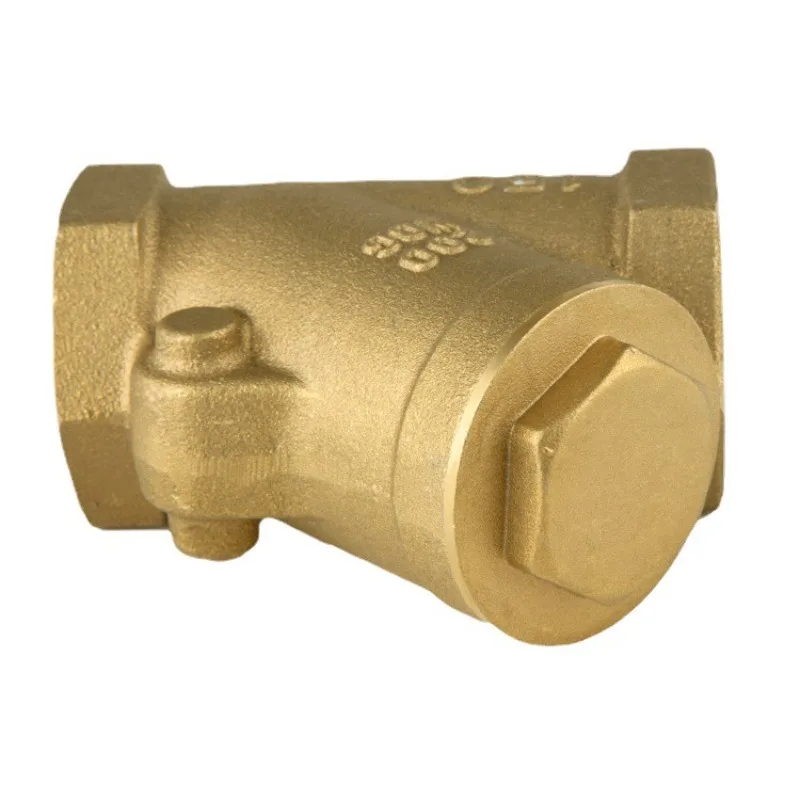 NPT American Standard Brass Internal Threaded Y-Baffle Check Valve, Check Valve Y-Type Copper Valve