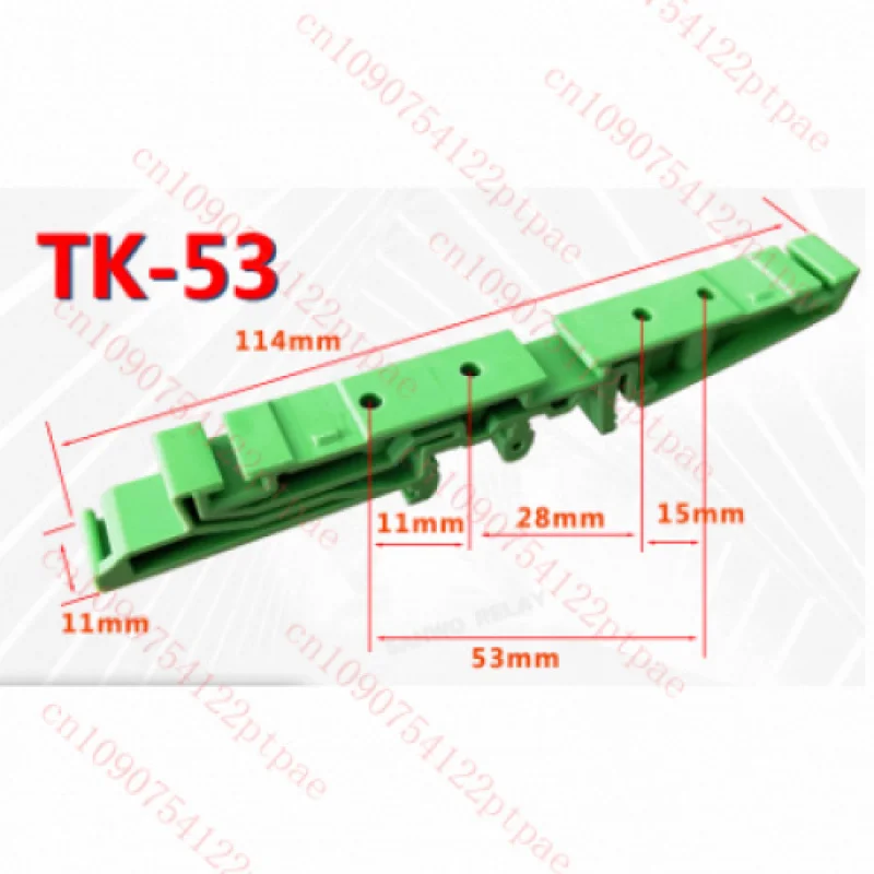 50 زوج PCB تصاعد قوس لوحة دوائر كهربائية الإسكان دعم القدم DIN السكك الحديدية BaseFixing