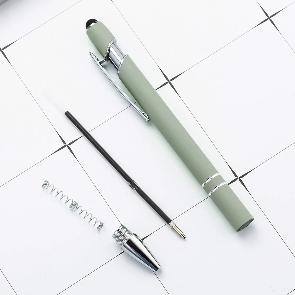 Bolígrafo De Metal con pantalla táctil, suministros escolares de oficina, 1 pieza