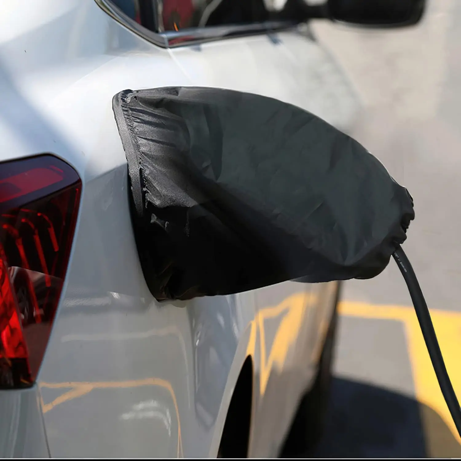 EV Charger Port Cover, Electric Car Charger Plug Cover, Outdoor Waterproof Winter Snow Rain UV All-Weather Protection