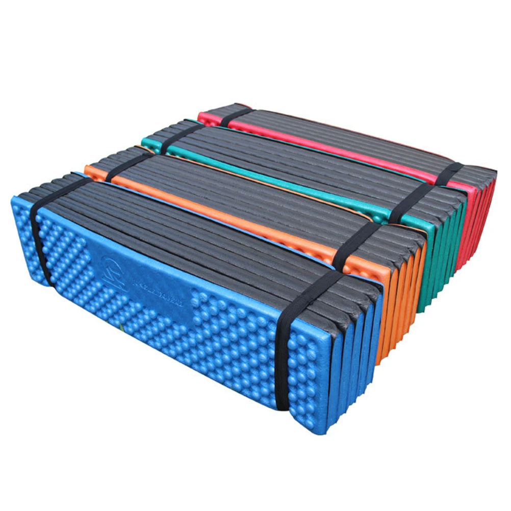 

Foldable Dark Green Black Xpe Picnic Pad Egg Tray Pattern Lightweight Camping Mat Waterproof Multifunctional Beach Mat Outdoor