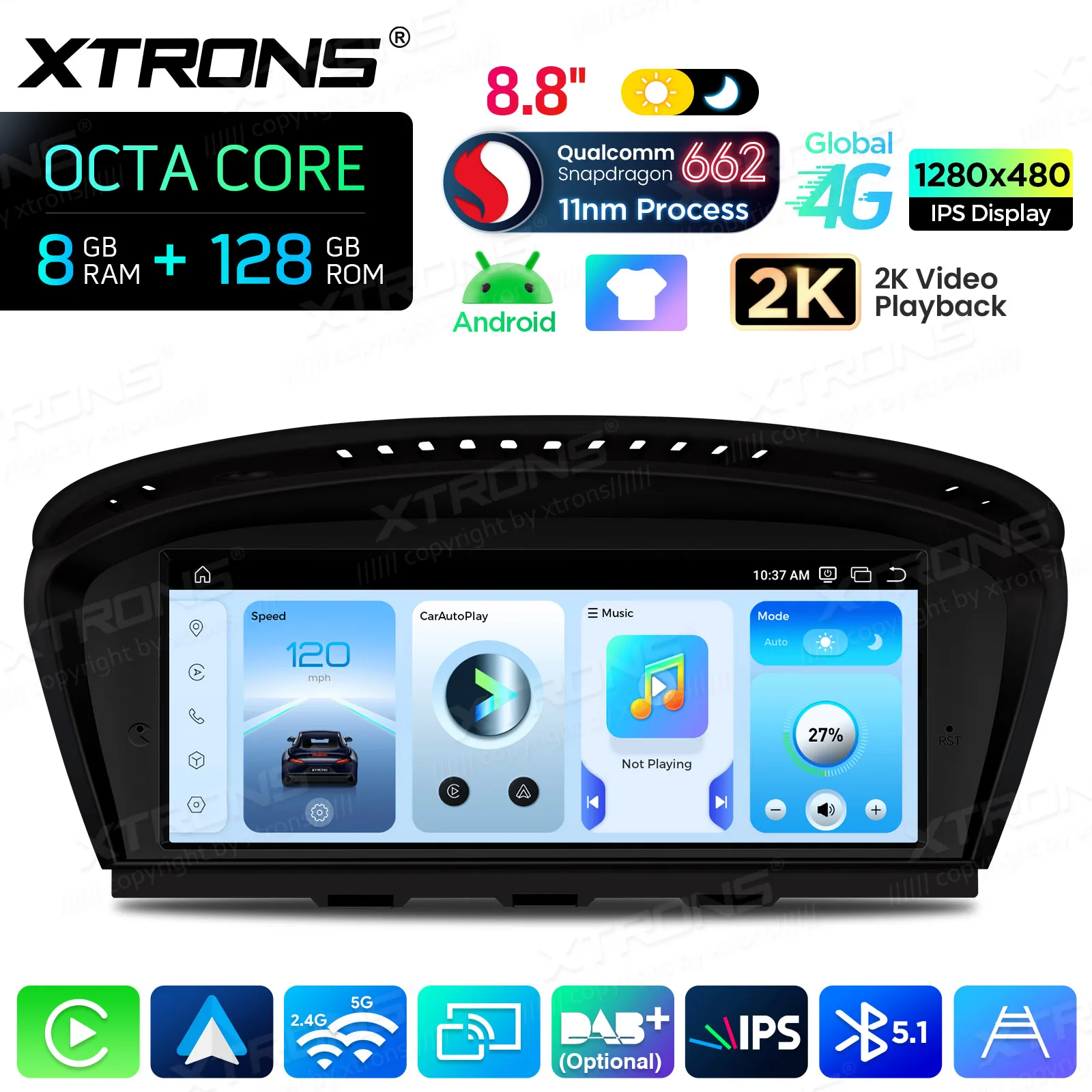 XTRONS 8.8' Android 14 Car Radio para BMW 3/5 Series: Uma Solução Completa com Android 8.8 e Suporte a CCC Business Navi
