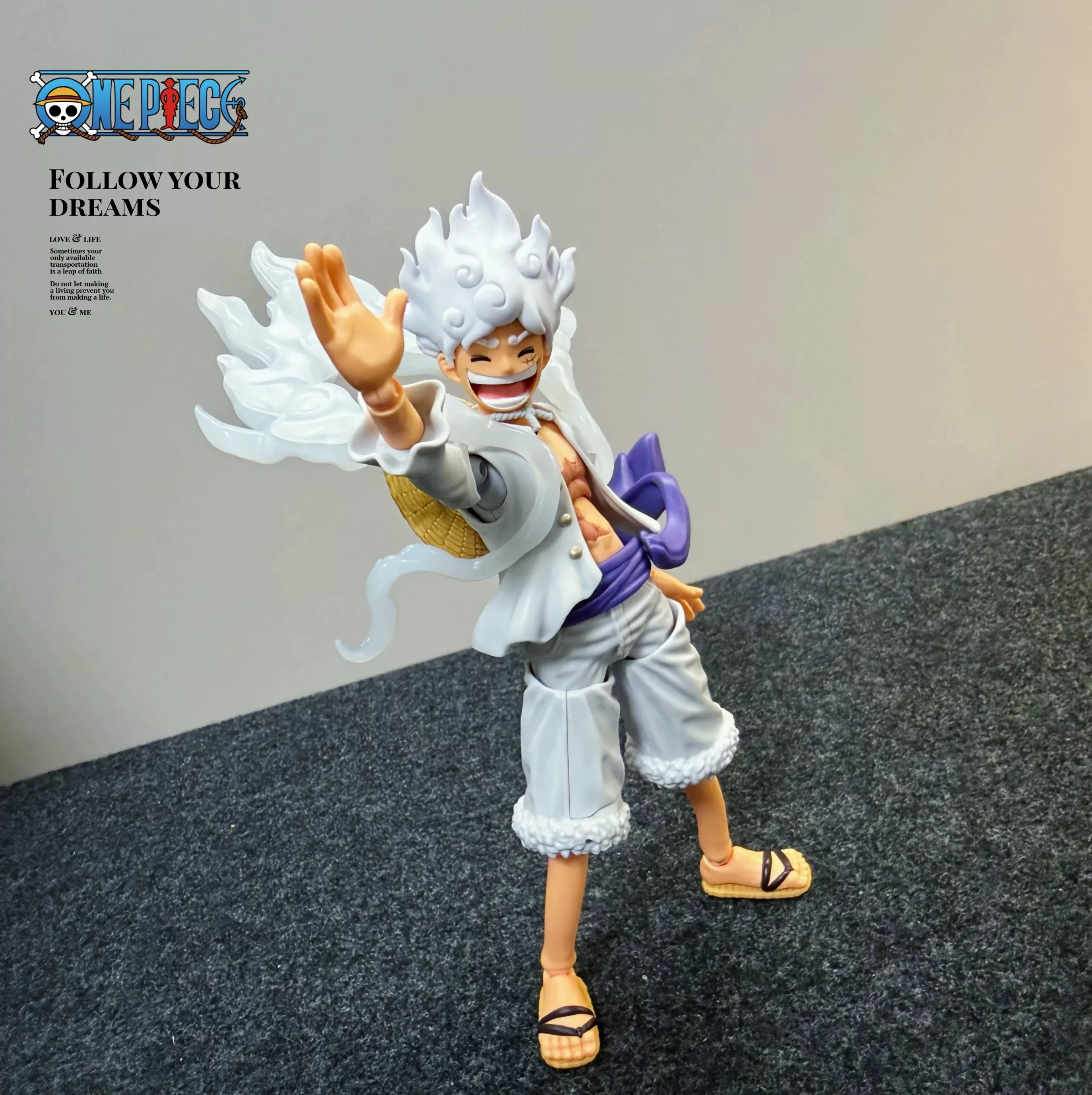 Bandai S.H.Figuarts SHF One Piece Nika Lufei Five-Gear Doll Hand-Held Toy Set Movable Series Doll - view 6
