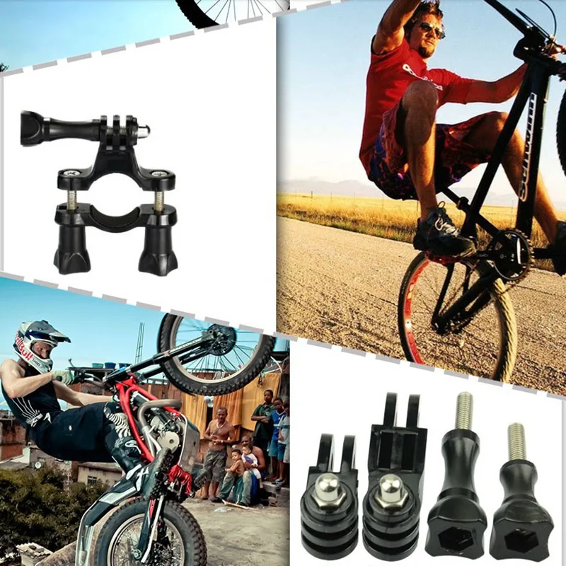 7in1 Bicycle Mount Bike Handlebar Seatpost Tripod Holder Clamp Outdoor Cycling Riding Bicycke Accessories For Gopro 10 Camera