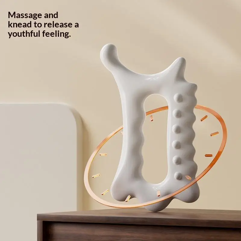 Ergonomic Versatile Handheld Gua Sha Board For Face & Body - Non-Ceramic, Gua Sha Massage Tool, Relaxation And Beauty Massager