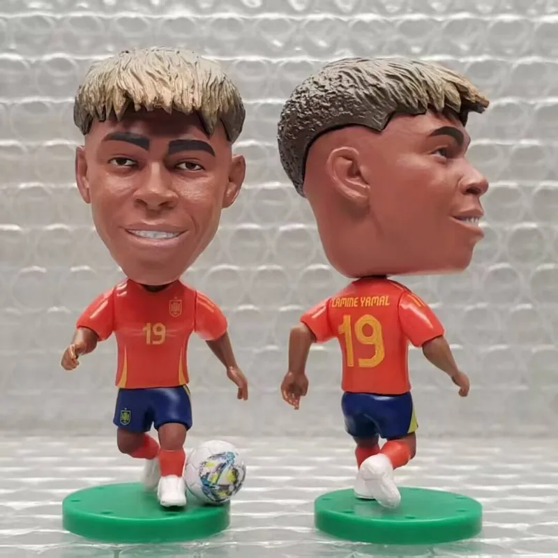 Ornement de fan de l'équipe nationale d'espagne, Mini Collection d'ornements Yamal Morata, personnages d'action mobiles, cadeaux de noël