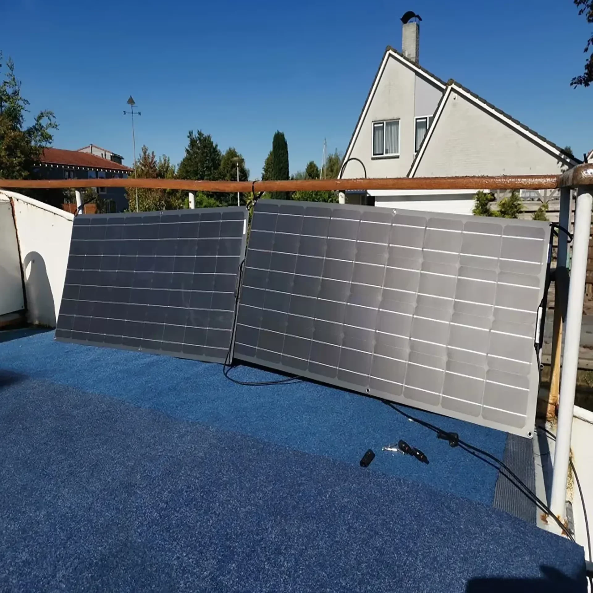 2000W Flexible Solar Panel Monocrystalline Waterproof Solar Panel for RV Yacht Cabin Outdoor Off-Grid Power Supply