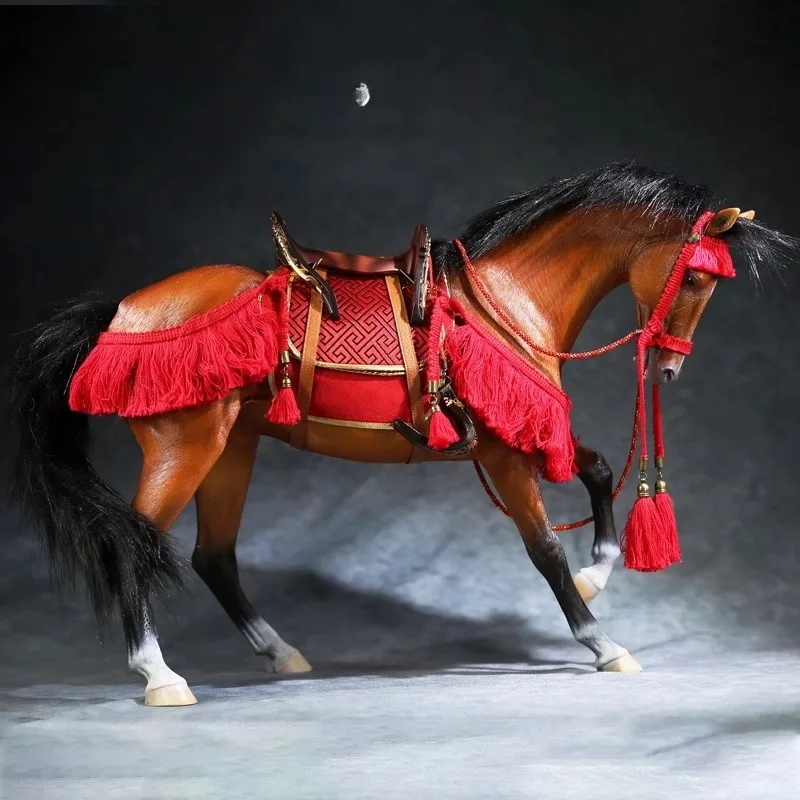 

In Stock 1/6 1/12 Scale Multiple Styles Simple Harness Horse Accessories for 12'' 6'' Toy Figures Soldier Horse Decoration
