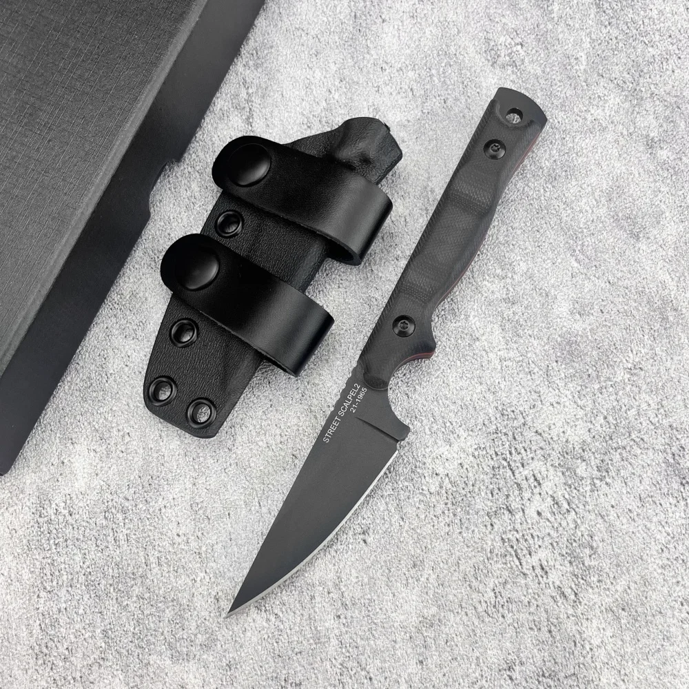 

TOPS Jungle Fixed Blade Knife Portable Outdoor Tactical Knife Cutting Hunting Survival Knife EDC Tool with Sheath 8Cr13Mov Blade