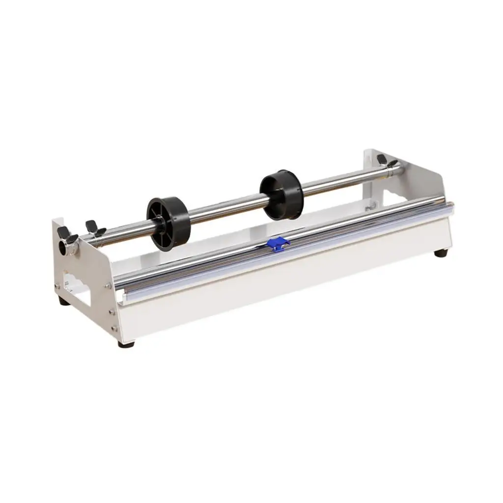 Stretch Film Wrap Dispenser Table or Wall Mount Shrink Wrap Packing Machine for Packaging Moving and Shipping Warehouse Home Use
