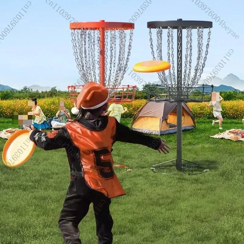 

Game Team Building Props Outdoor Sporting Goods Competitive Frisbee Basketball Nets Chain Frame