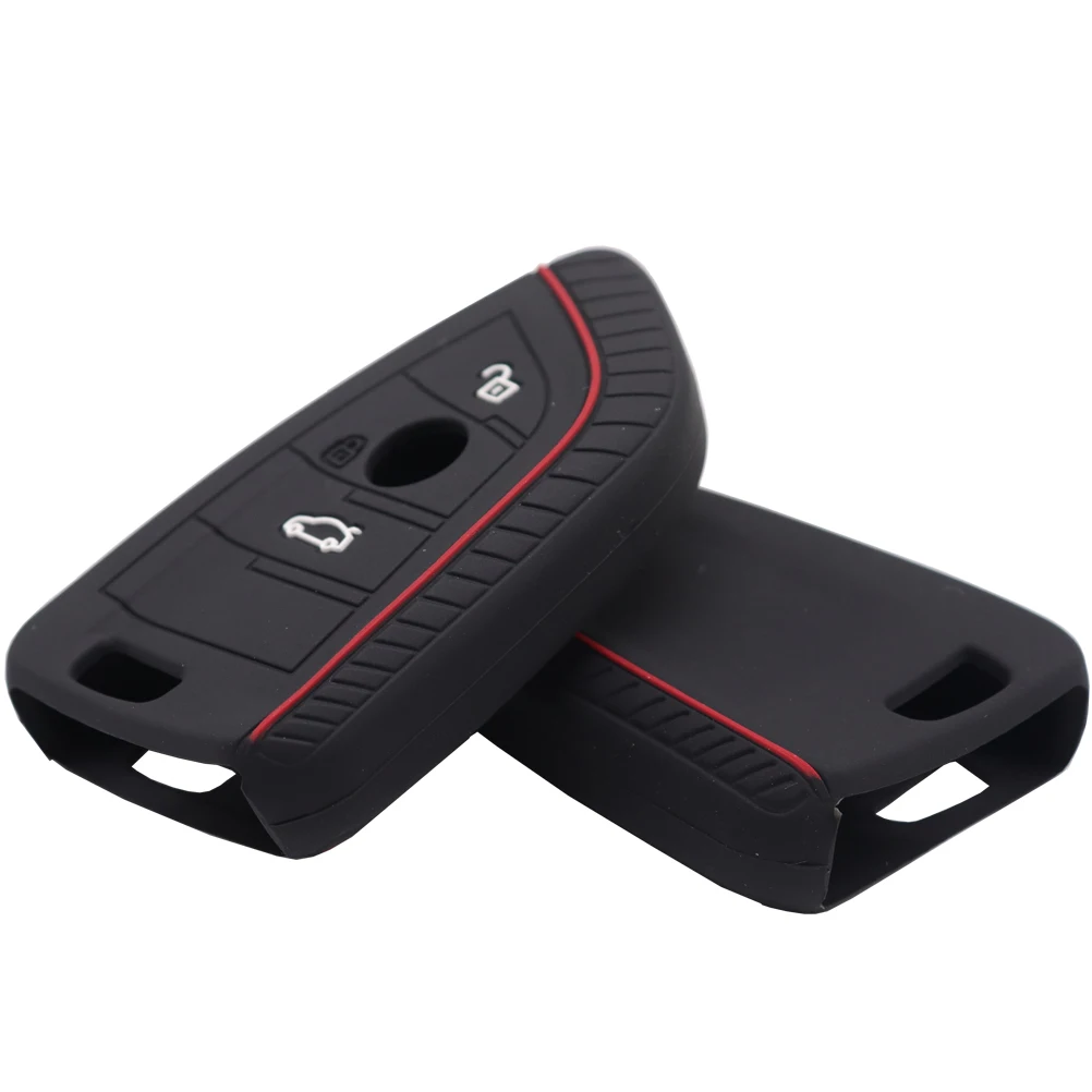 3 Button Silicone Remote Car Key Case Cover Shell Holder For BMW 1 2 3 4 5 6 7 X1 X2 X3 X4 X5 X6 2017 2018 2019 2020 2021 2022