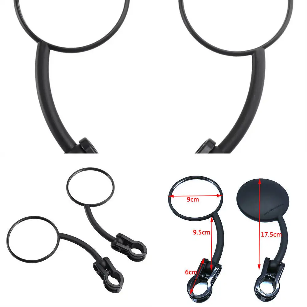 Mirror Mirrors 22Mm Rear Motorcycle View Universal Handlebar Bike Handle Bar E-Bike Back Sight Rearview Motorcycle Mirror E-
