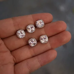 5pc/lot Luxury small buttons for clothing Cubic zircon shank button Decorative CZ sewing shirt cuff link