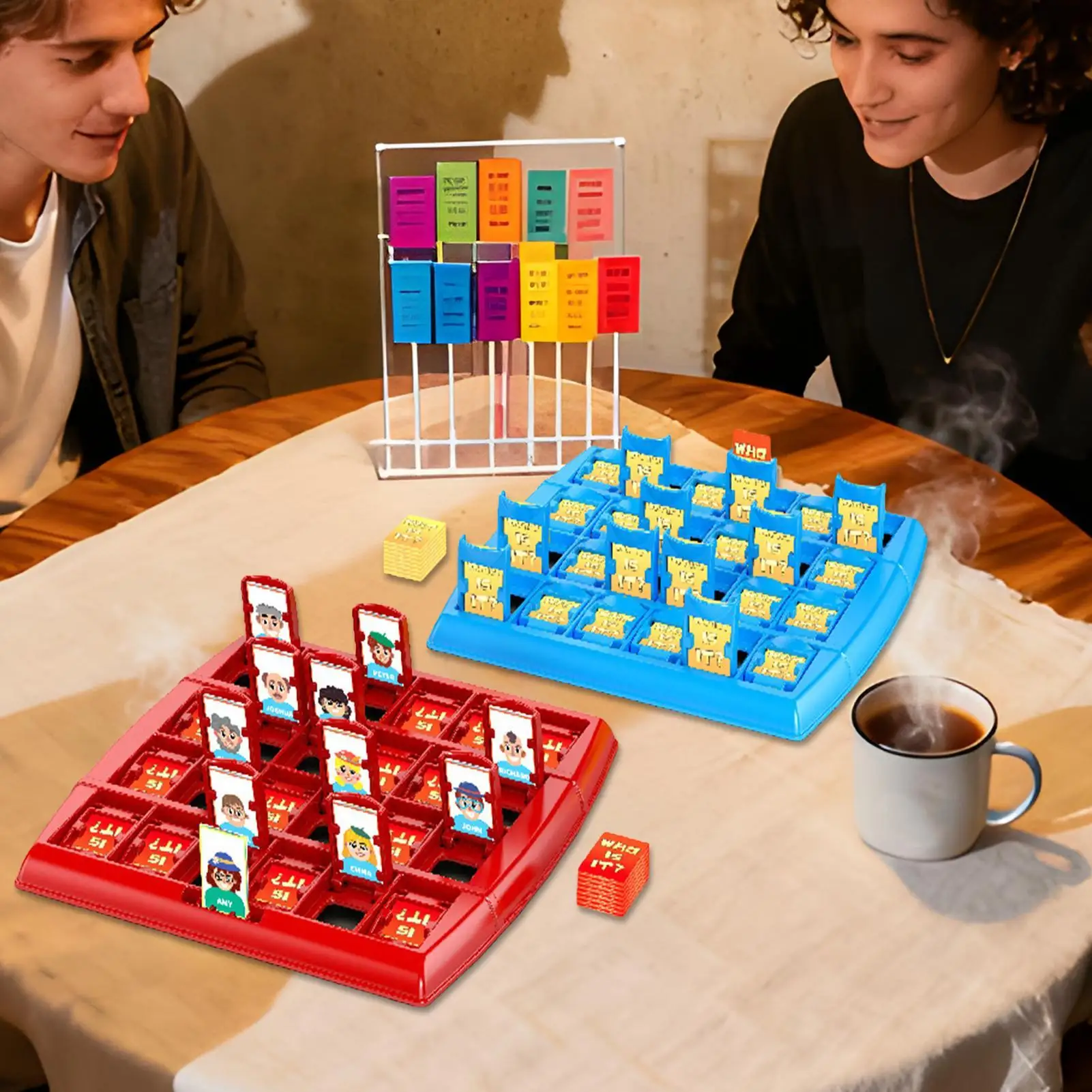 لعبة تخمين من أنا اللوحة بين الوالدين والطفل، لعبة لوحة بطاقات منطق الذاكرة التفاعلية، لعبة تخمين تعليمية للحفلات العائلية