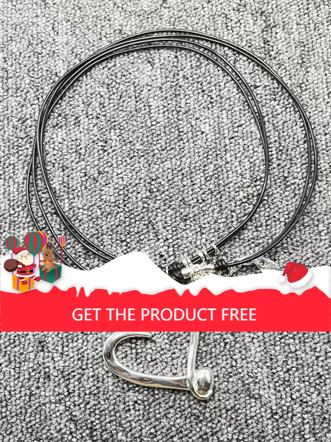 

2025 European and American fashion simple sweet silver heart leather rope necklace for women's jewelry