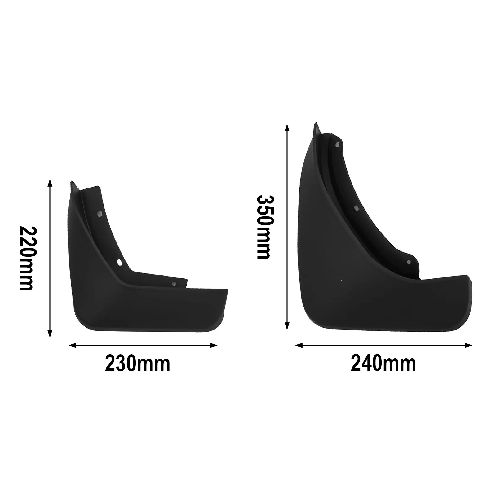 

For Volvo XC90 Splash Guard Mud Flaps Garden Indoor ABS Accessories Black Front + Rear Replacement High Quality