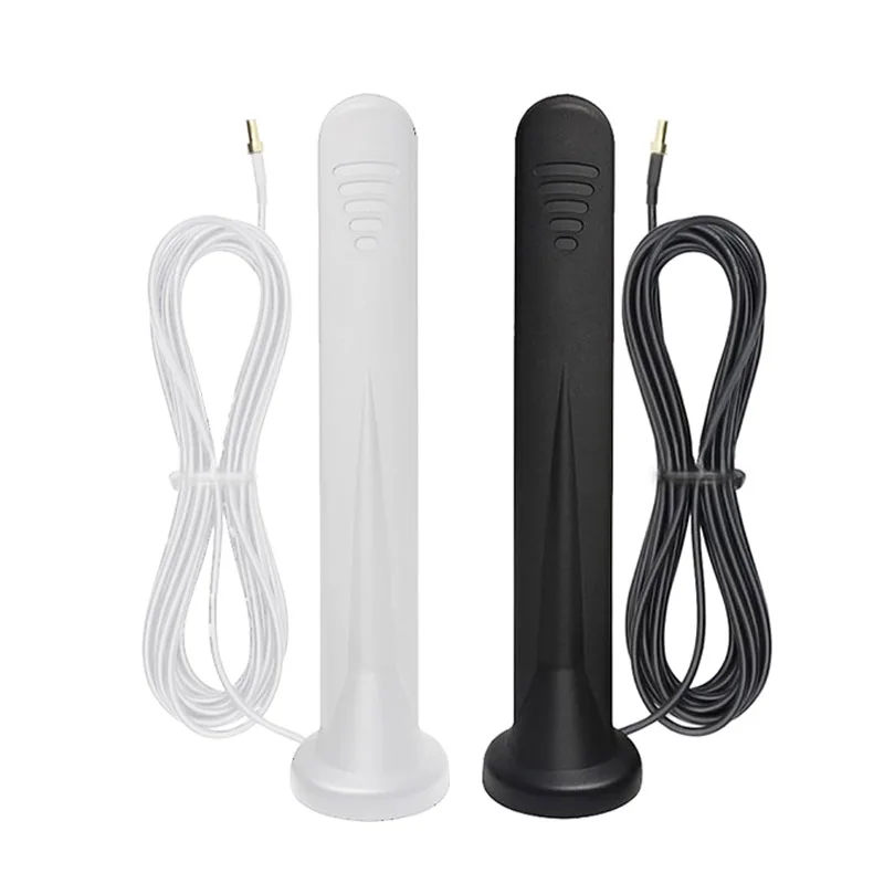 2PCS 600-6000MHz 5G LTE 3G GSM 4G Antenna Outdoor High Gain 15DBi Waterproof Magnetic Sucker Antenna for Router SMA RPSMA TS9