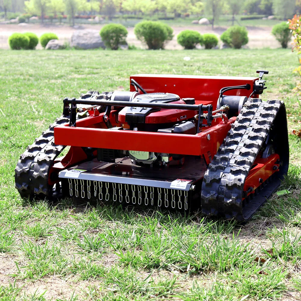 High Quality CE Approve Grass Cutting Machine Electric Remote Control Robot Lawn Mower for Agriculture