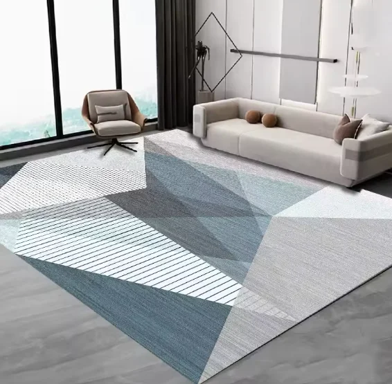 Nordic Simple Carpet Living Room Coffee Table Flannel Large Carpet Anti-Slip Bedroom Bedside Floor Mat Home Decoration