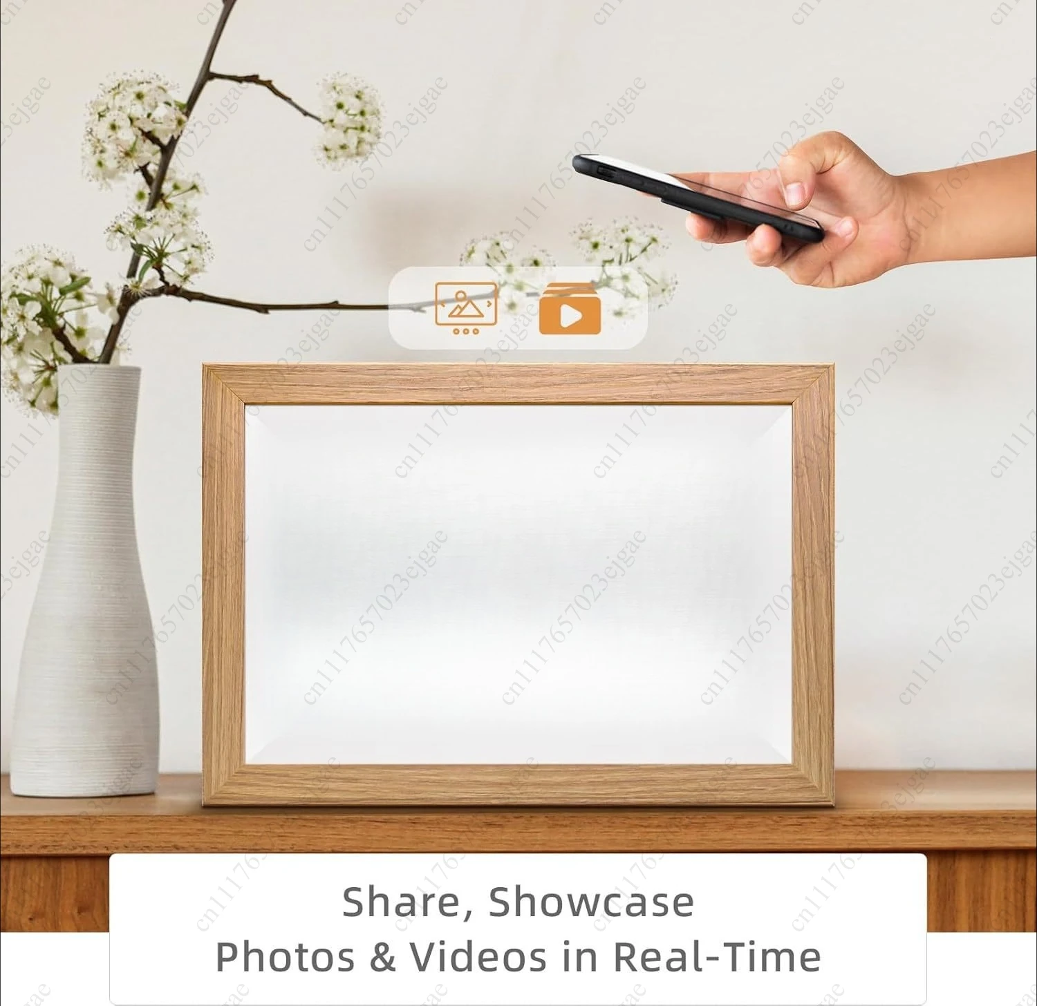 10 inch photo frame, 800 * 1280 high-definition touch screen, 32GB memory, fully functional electronic photo album