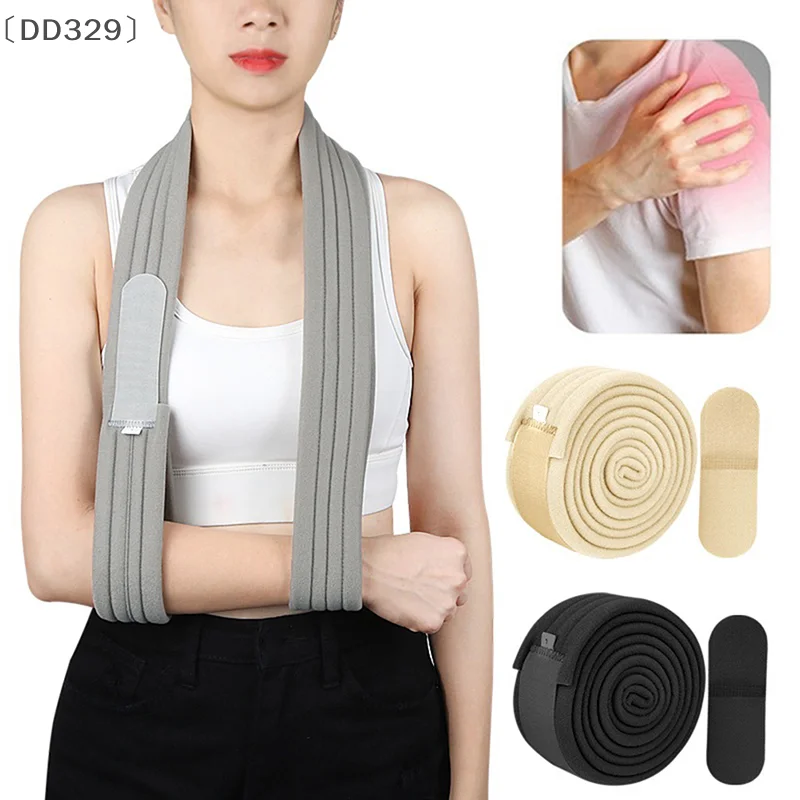 〔DD329〕Adjustable Arm Sling Fracture Recovery Forearm Breathable Fixation Sling Shoulder Support Braces Supports For Patient