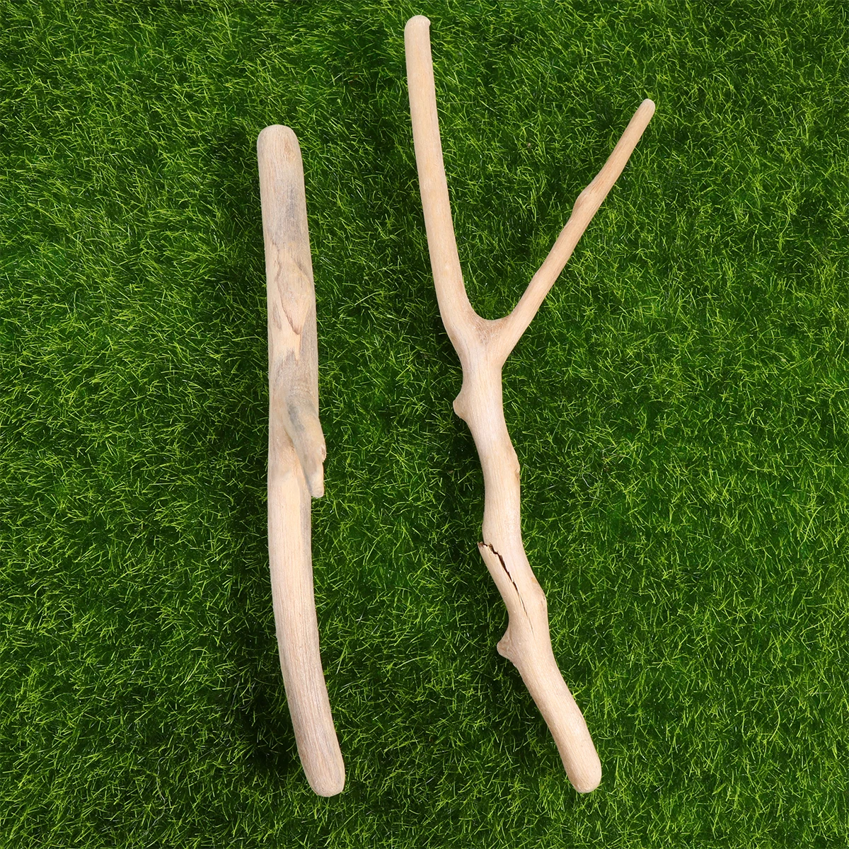 

1 Set Of Y-Shape Natural Real Wood Driftwood Decoration For Aquarium Fish Tank Ph Buffering Tannins Removed Driftwood Adornment