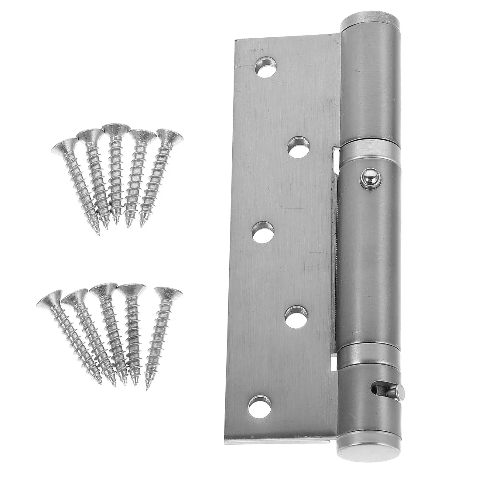 Heavy Duty Stainless Steel Self-Closing Door Hinges, 180° Rotation, Silent Automatic Cabinet Hinge Set