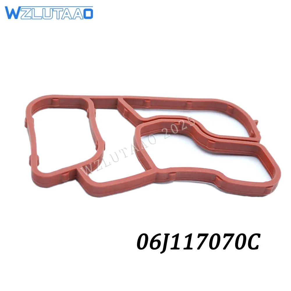 1 SET 06J117070C 06J115441A Oil Cooler Gasket Seal 06J117070A 06J115441For EA888 Audi A4 A5 A6 Q5 VW Golf Tiguan Passat Jetta