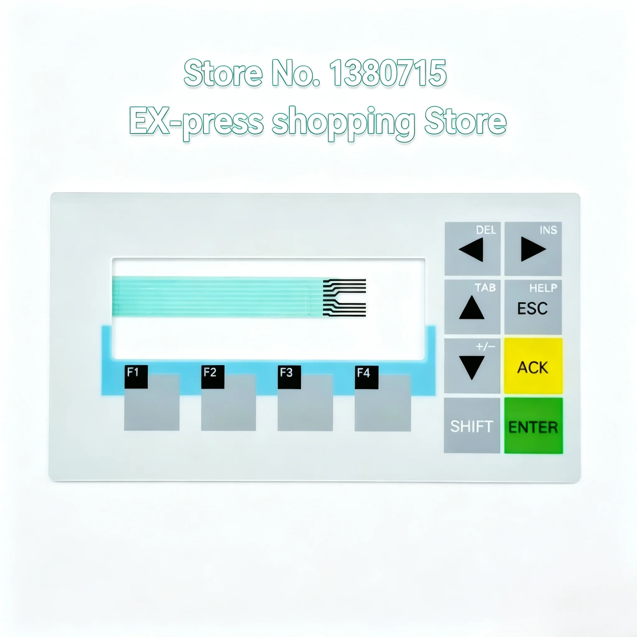 6AV6640-0BA11-0AX0 Membrane Keypad Switch Keyboard Overlay Replacement