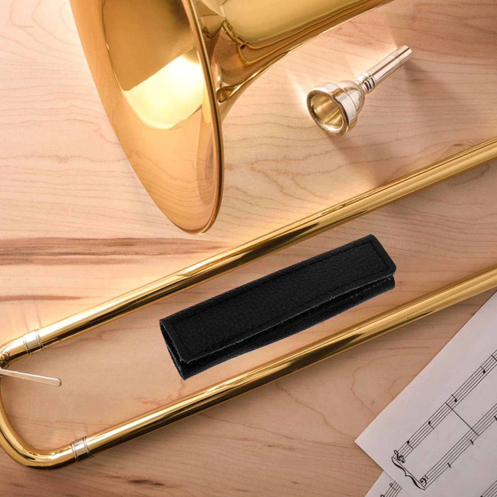 

Trombone Neck Sleeve Microfiber Soft Comfortable Fit Protects Instrument Surface Easy Installation For Trombone